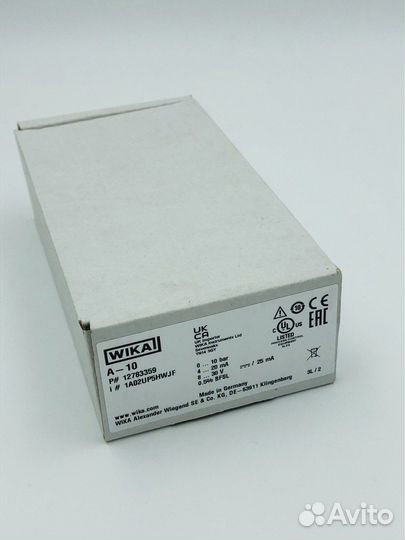 Преобразователь давления Wika A-10, 0 - 10 bar