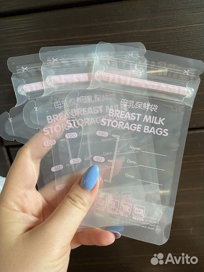 Пакеты для заморозки молока