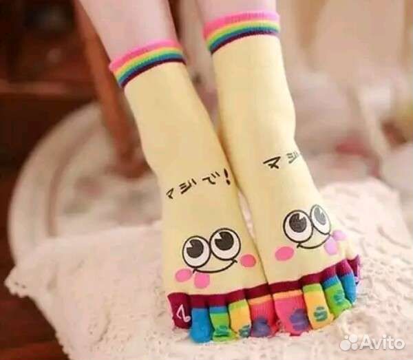 Носки 5 пальцев для взрослых и подростков