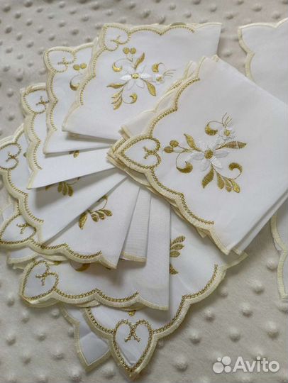 Набор салфеток 12 штук(27*27 см) новые