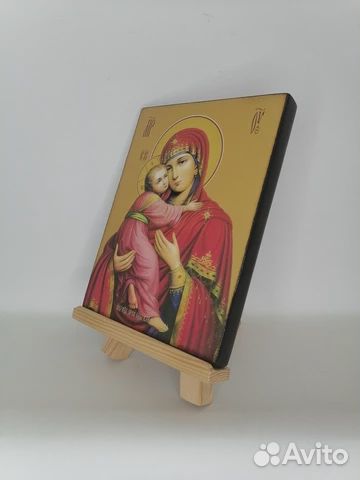 Владимирская икона божьей матери, 15x20 см, арт Ид