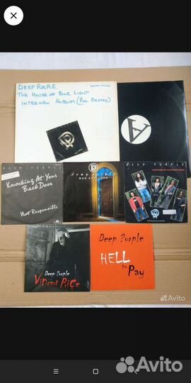 Deep purple LP, singles 12