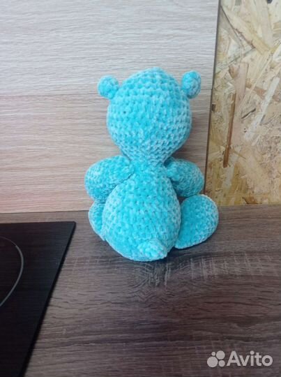 Игрушка бегемотик ручной работы