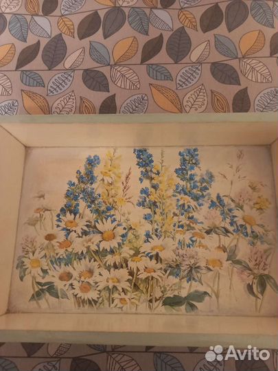 Деревянная хлебница (техника декупаж)