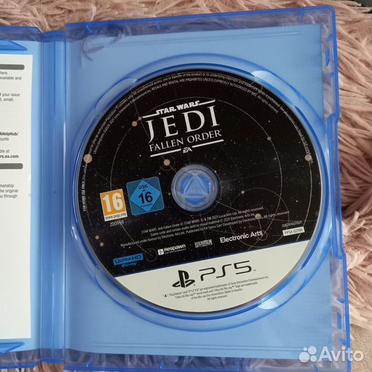 Star wars jedi fallen order ps5 диск