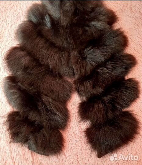 Меховой воротник песец