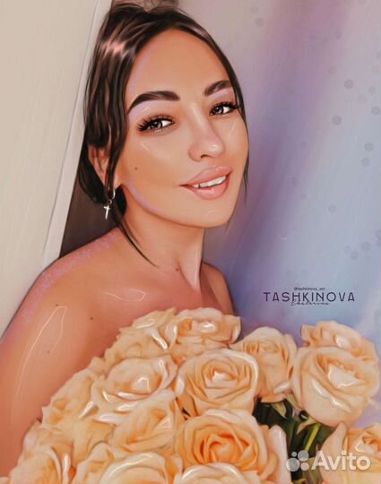 Портрет по фото, рисунок, арт