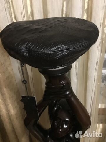 Берет женский кожаный