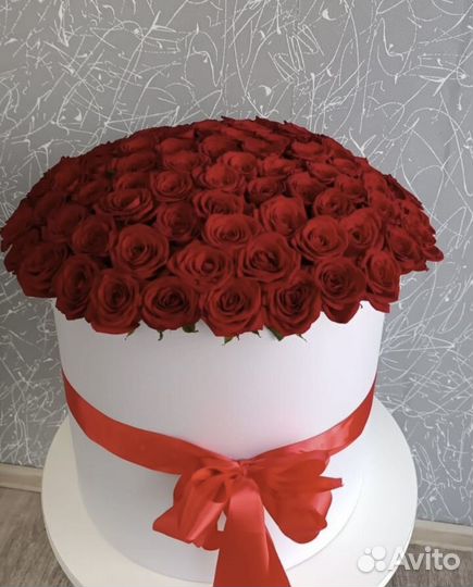 Крупные розы 70 см