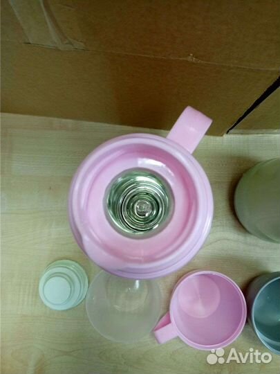 Термос со стеклянной колбай 1 литр