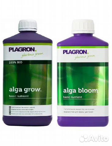 Комплект удобрений Plagron Natural Alga Bloom+Grow