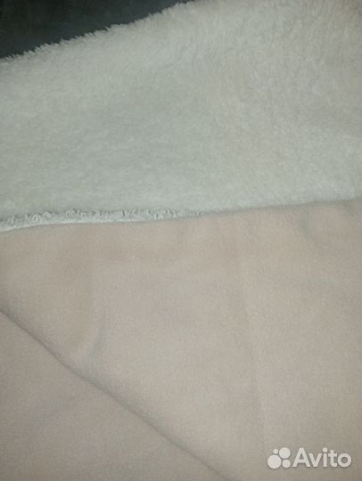 Меховые шарф-палантин и варежки