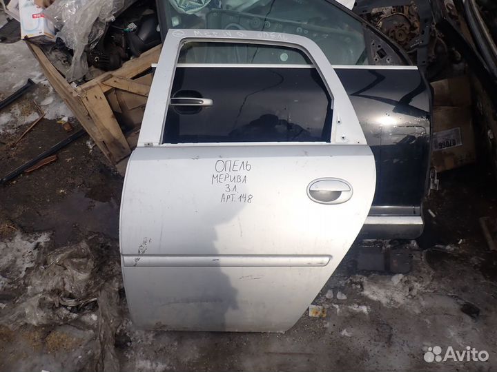 Дверь задняя левая для Opel Meriva 2003-2010