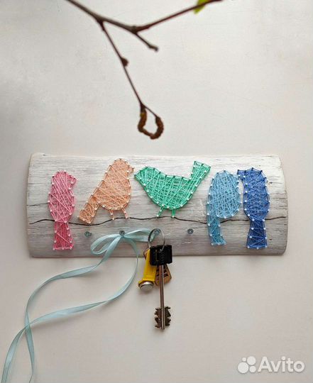 Ключница ручной работы настенная 
