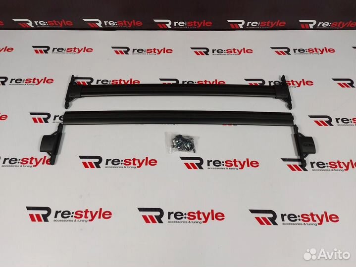 Рейлинги поперечные Toyota Prado 120 Черные D2088