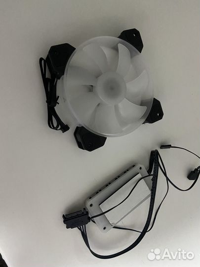 Кулеры вентиляторы 120 мм для корпуса белые