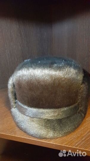 Шапка мужская из меха бобра новая