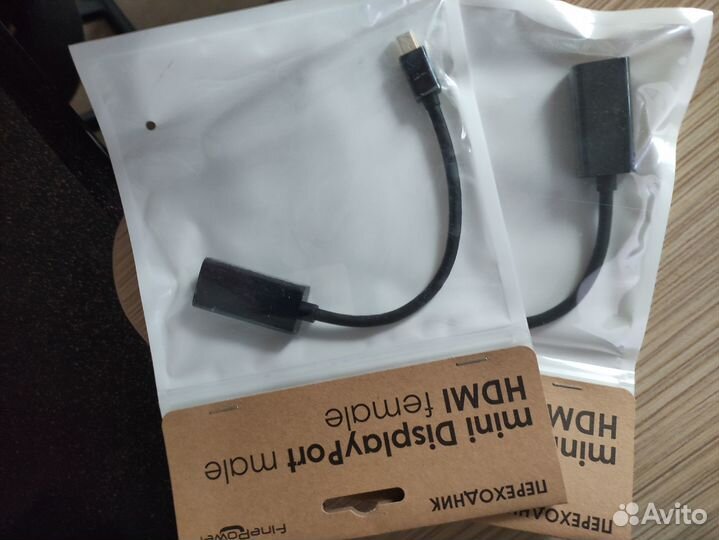 Переходник mini displayport male to hdmi female