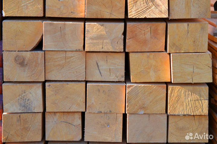 Брус из лиственницы строганный 90х140мм, гост и ту