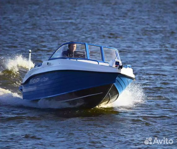 Новый комбинированный катер Неман 450 Open