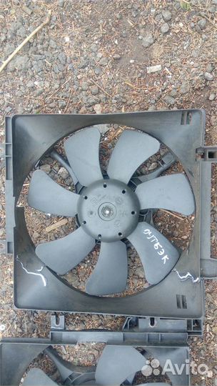 Вентилятор радиатора на Субару Легаси 2005 год