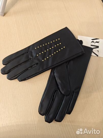 Перчатки новые zara