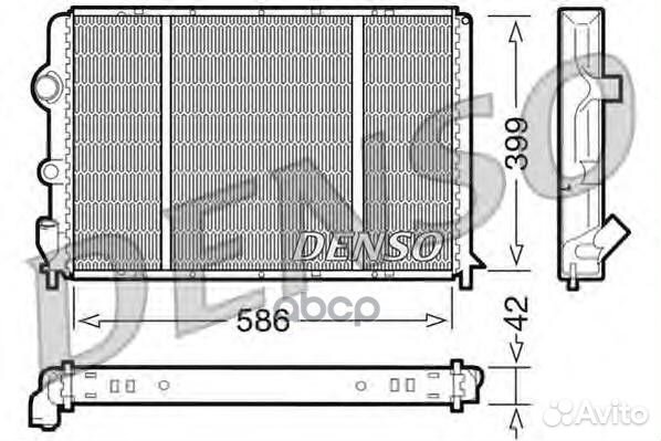 Радиатор системы охлаждения renault: megane I