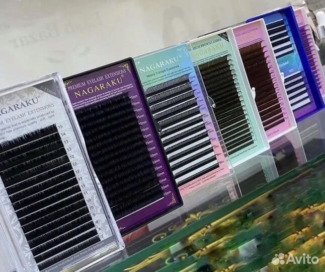 Ресницы nagaraku / готовые пучки 2D 3D 4D 5D Y W
