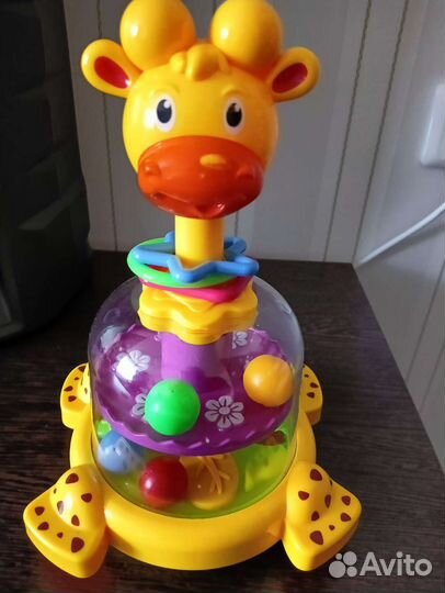 Игрушка юла жирафик