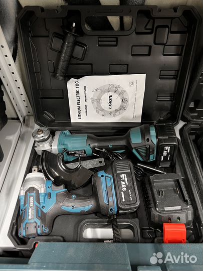 Ушм болгарка и гайковерт на акб