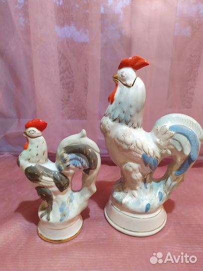 Петух фарфоровый СССР