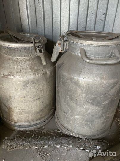 Фляга, бидон и бак алюминиевые бу