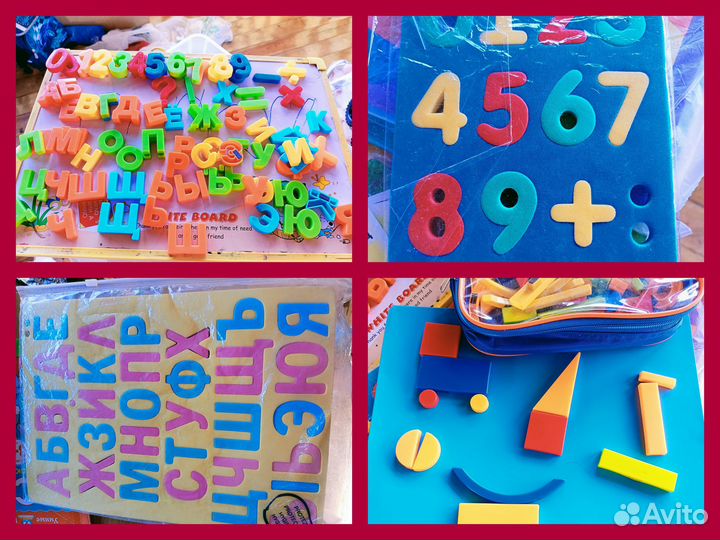 Развивающие игрушки+книги от 3 лет