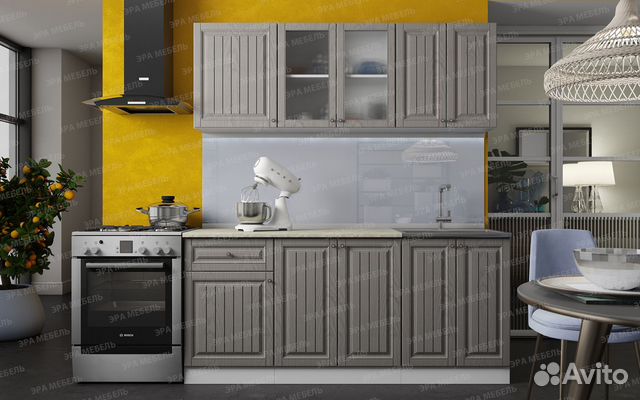 Кухонный гарнитур мдф 2м