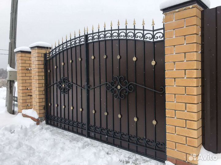 Изготовление металлических ворот,калиток,мангалов