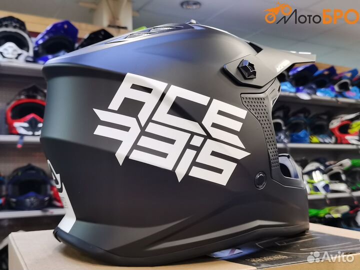 Шлем детский кроссовый Acerbis profile junior Blac