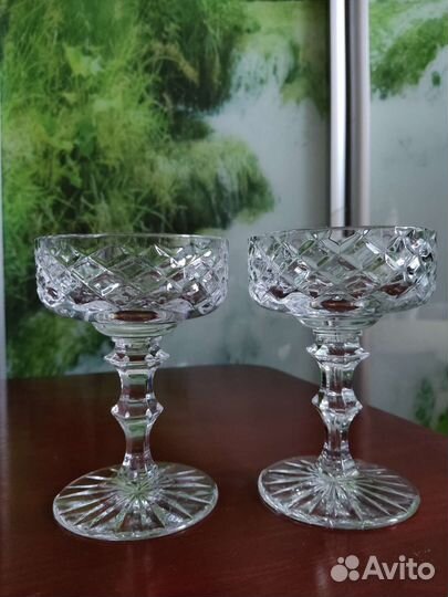 Креманки хрустальные