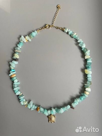 Колье с черепашкой