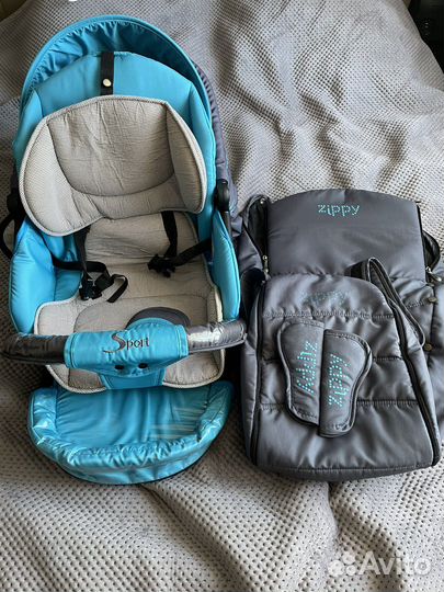 Коляска zippy 2 в 1 tutis sport