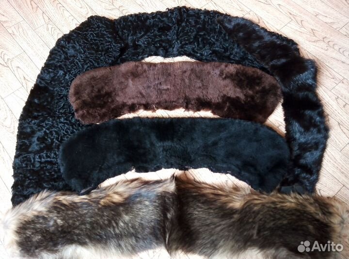 Мех цигейка, воротник меховой, овчина натуральная