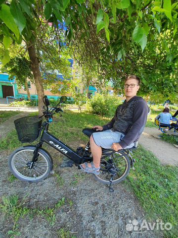 Велогибрид электровелосипед eltreco green city E-A