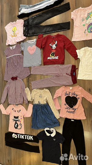 Одежда пакетом для девочки 122