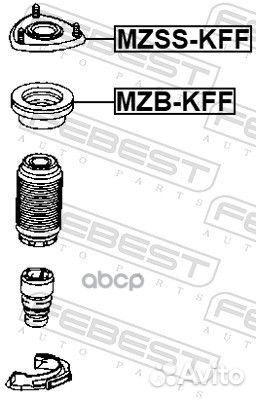 Опора переднего амортизатора mzsskff Febest