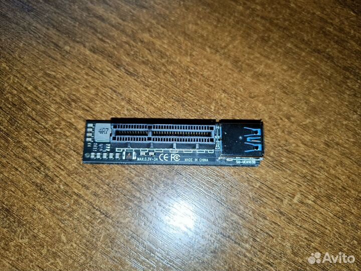 Райзер pci-e x4 USB3.0, новый