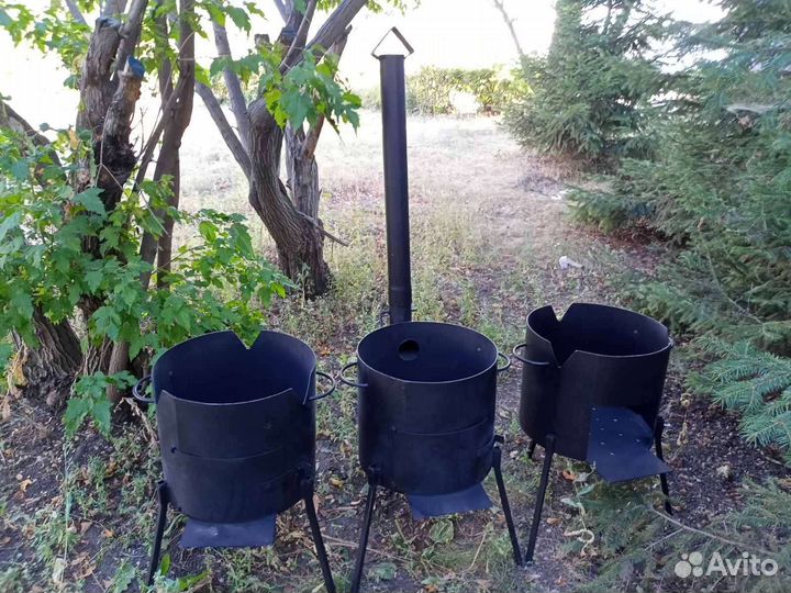 Казан чугунный 4,6,8,10,12,16,22, 30 литровый самы