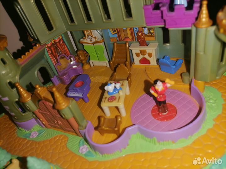 Винтажный замок с фигурками Polly pocket 1997