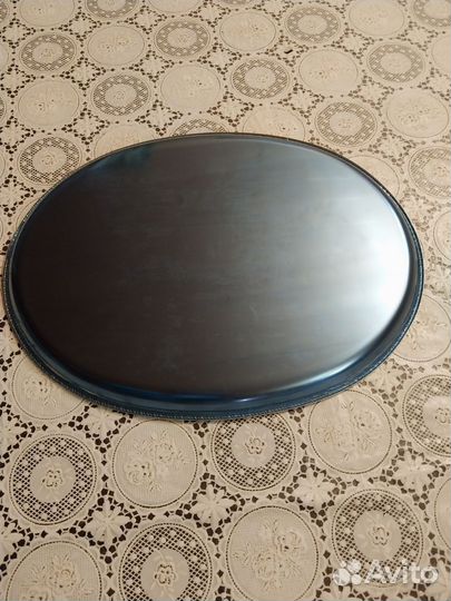 Поднос металлический 29х38 зеркальный