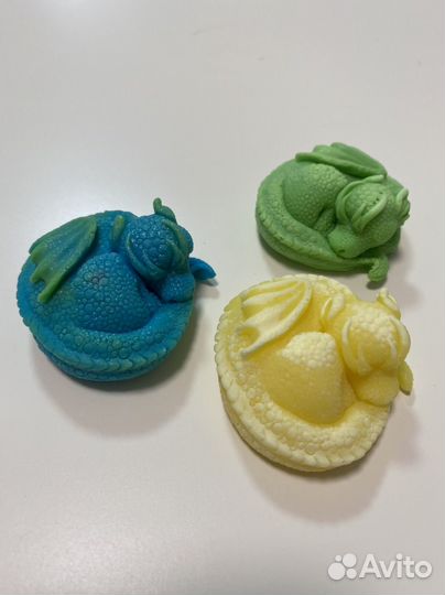 Мыло ручной работы дракон на Новый год