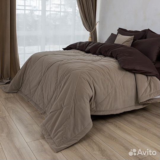 Новое покрывало Богема кофе бархат