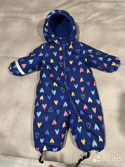 Зимний комбинезон для девочки 80